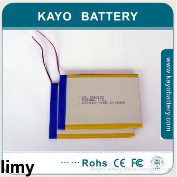 Li ion battery 2100mAh 7.4V, used for POS terminal